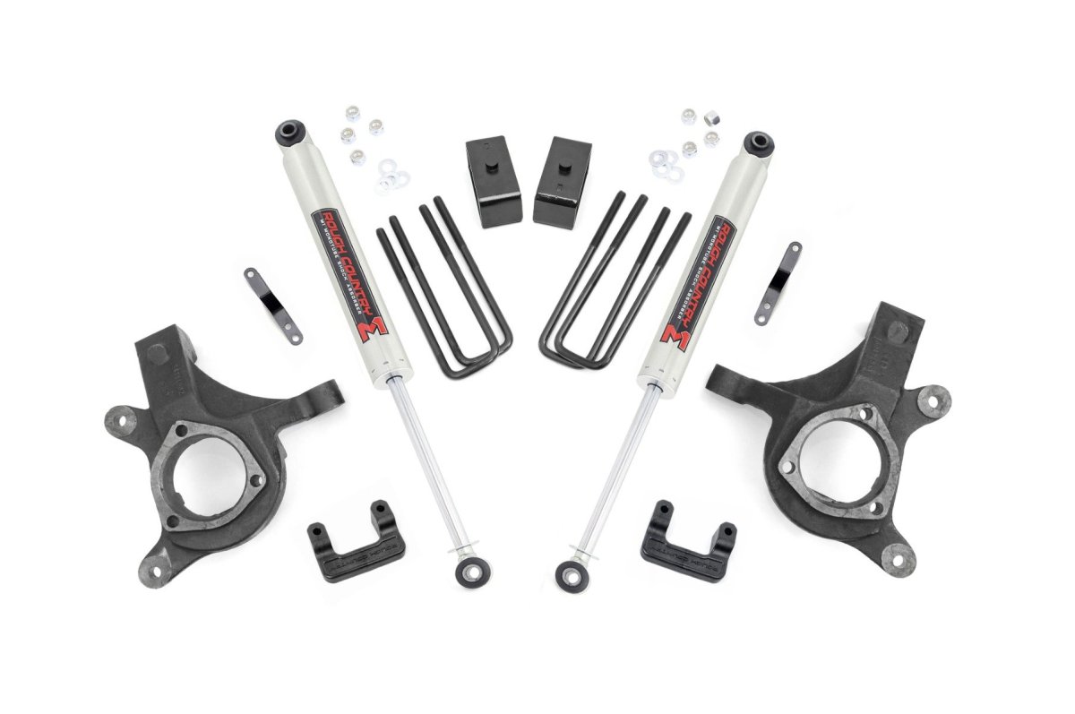 GMC Sierra 1500 Suspension Lift Kit - Rough Country - 5 Inch M1 - '07-'13